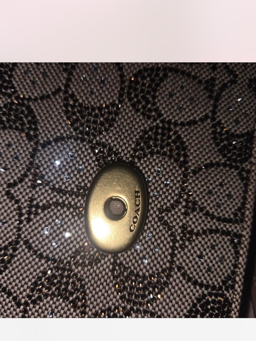 COACH Crystal Tabby 26 Crossbody with Gold Hardware - Picture 5 of 6